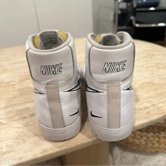 Nike Blazer Mid 77 'Sketch - Black' - Picture 9 of 10